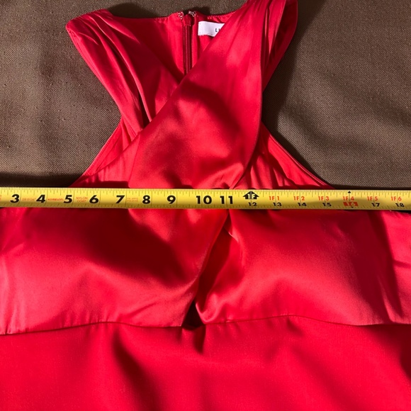 LIKELY SOLEI DRESS IN RED SIZE 14 - Picture 8 of 9